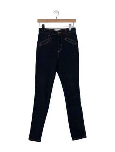 Pre-owned Fiorucci Skinny Jeans In Blue