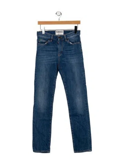 Pre-owned Fiorucci Skinny Jeans In Blue