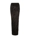 Fiorucci Animal-print Maxi Skirt In Brown
