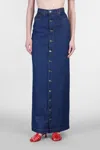 Fiorucci Denim Maxi Skirt