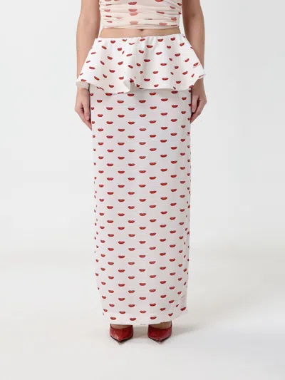 Fiorucci Skirt Woman Color White In Multi
