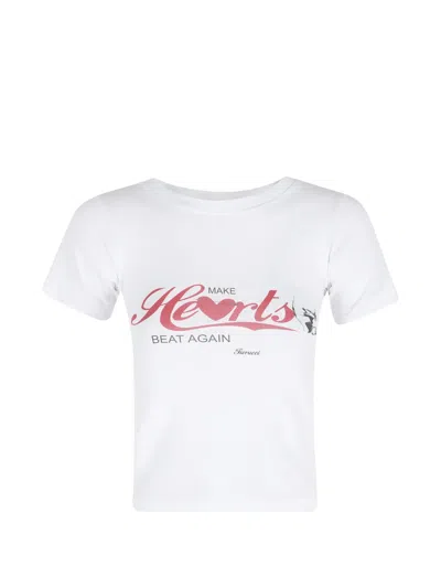 Fiorucci Slogan-print T-shirt In White