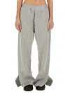 Fiorucci Split Trousers In Gray