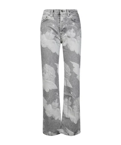 Fiorucci Straight Jeans In Gray