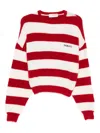 Fiorucci Striped Crew-neck Jumper In Multi