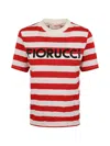 Fiorucci Striped Short-sleeve T-shirt In Multi