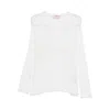 Fiorucci Embroidered Mesh Sweater In White