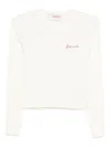 Fiorucci Sweaters Light And Natural In White