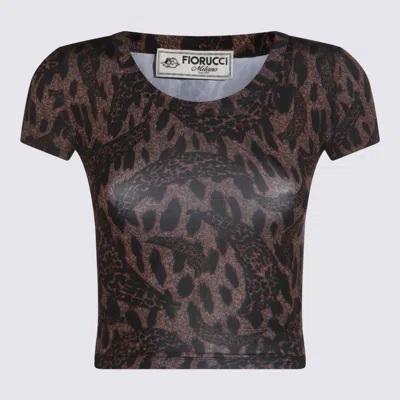 Fiorucci Animal-print Short-sleeved T-shirt In Multi