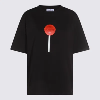 FIORUCCI FIORUCCI BLACK COTTON T-SHIRT