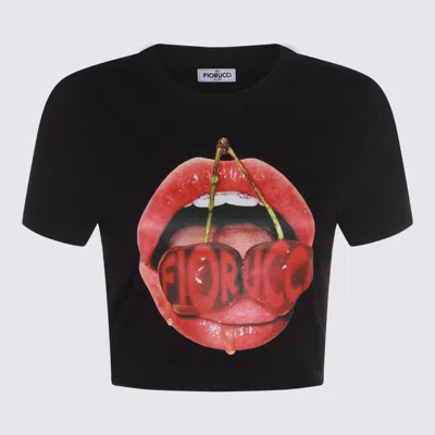 FIORUCCI FIORUCCI BLACK COTTON T-SHIRT