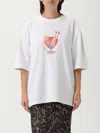 Fiorucci Heart-print Cotton T-shirt In White