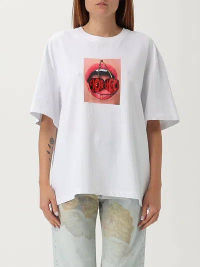 FIORUCCI T-SHIRT FIORUCCI WOMAN COLOR WHITE,H26863001