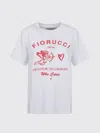 Fiorucci Print Regular Fit T-shirt In White