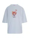 Fiorucci Heart-print Cotton T-shirt In White