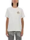 Fiorucci Cotton T-shirt With Angels Print