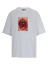 Fiorucci Short Sleeve Logo Tee In Gray