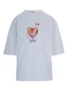 Fiorucci Heart-print Cotton T-shirt In White