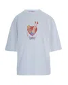 Fiorucci Heart-print Cotton T-shirt In White