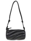 Fiorucci Black Lamb Ovis Aries Aries Shoulder Bag In Black