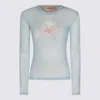 Fiorucci Top Blu E Verdi In Blue