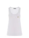 Fiorucci Tank Top  Angels Made Of Cotton In White