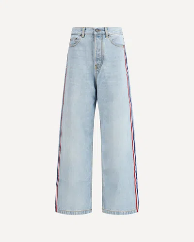 FIORUCCI TRICOLOR STRIPE BAGGY JEANS