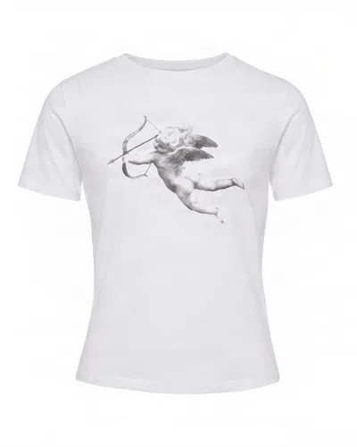 Fiorucci T-shirt Baby Cupido White In Cj11wh01