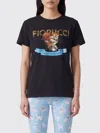 Fiorucci Graphic-print T-shirt In Black