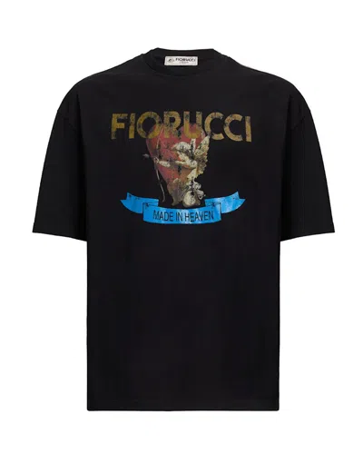 Fiorucci T-shirt Rock Cupid Black