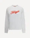 Fiorucci Varsity Logo Regular Sweatshirt In White