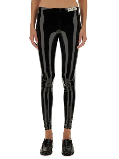 Fiorucci Vinyl Leggings In Black