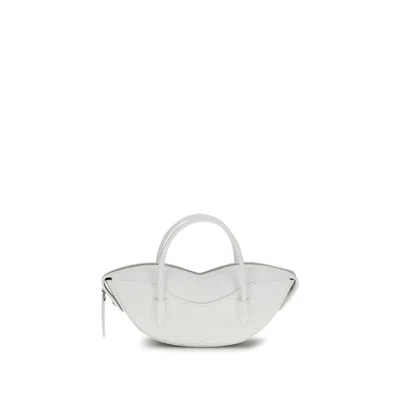 Fiorucci White Calf Leather Bos Taurus Shoulder Women's Bag