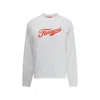 Fiorucci Varsity Logo Regular Sweatshirt In White