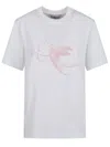 Fiorucci White Cotton T-shirt With Cherub Graphic In White