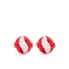 Fiorucci Striped Mini Lollipop Earrings