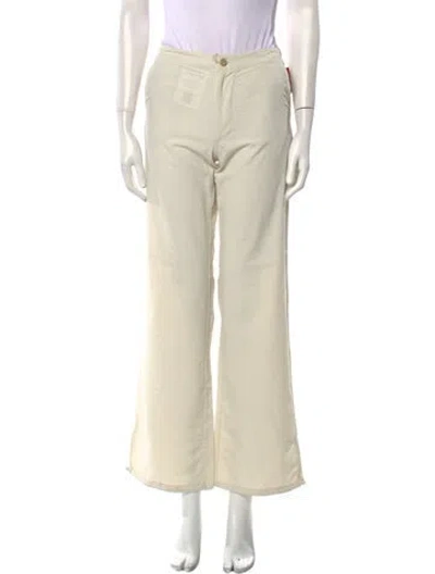 Pre-owned Fiorucci Wide Leg Pants In Neutral