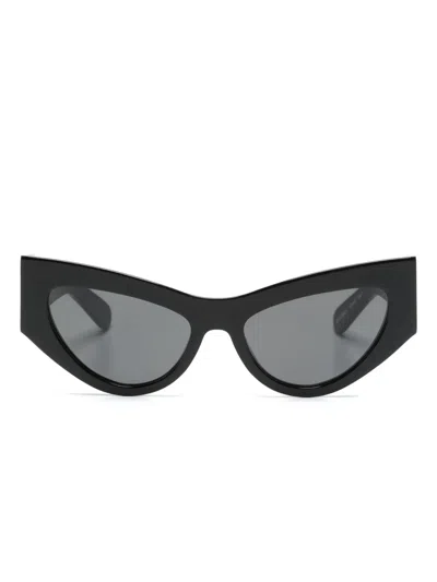 Fiorucci Wing Cat-eye Sunglasses In Black