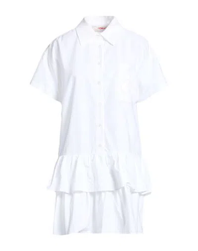 Fiorucci Woman Mini Dress Off White Size 4 Cotton