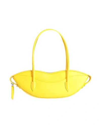 Fiorucci Woman Shoulder Bag Yellow Size - Textile Fibers
