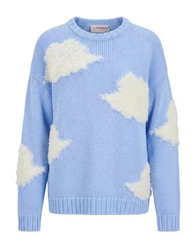 Fiorucci Woman Sweater Light Blue Size L Wool