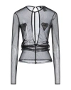 Fiorucci Woman Top Black Size M Polyamide, Elastane In Black