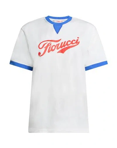 Fiorucci Woman T-shirt White Size L Cotton