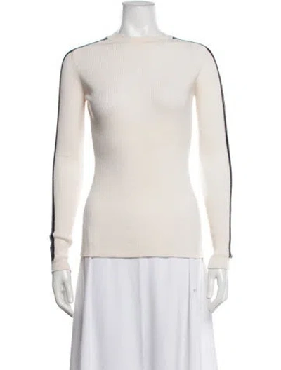 Pre-owned Fiorucci Wool Crew Neck Sweater In Neutrals