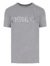 Fiorucci X 10 Corso Como Logo-print Crew-neck T-shirt In Gray