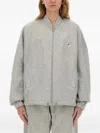 Fiorucci Zip-up Bomber Jacket In Gray