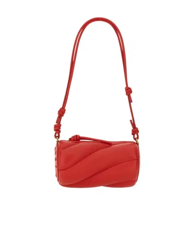 Fiorucci Zippered Shoulder Bag In Red