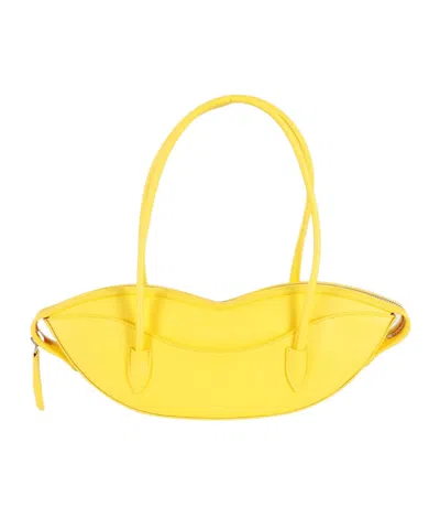 Fiorucci Zippered Shoulder Bag In Yellow