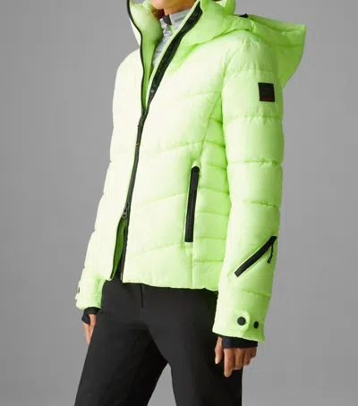 Fire & Ice Women's Saelly Ski Jacket In Fluro Green In Multi