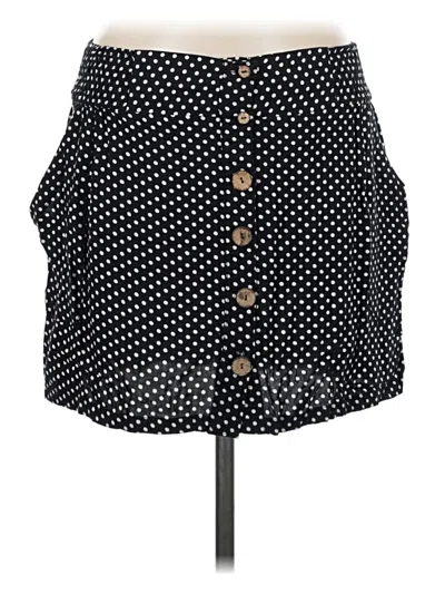 Pre-owned Fire Los Angeles Casual Skirt In Black